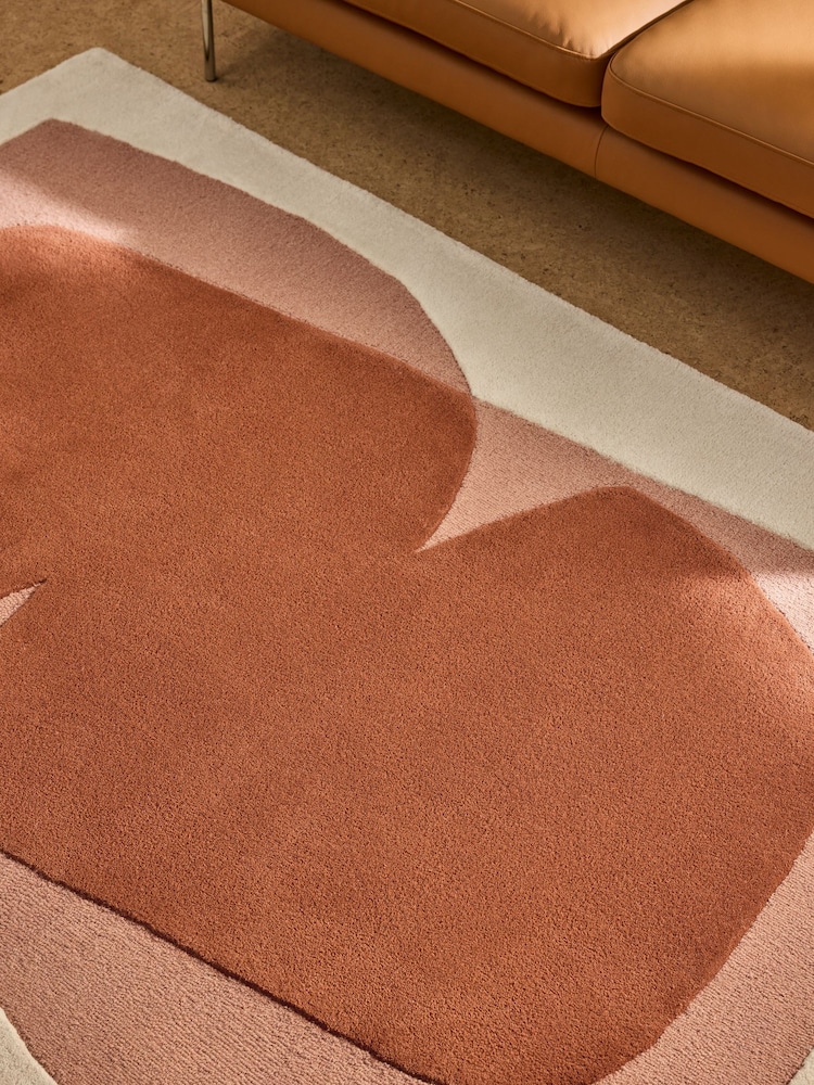 MADE.COM Rust Kinney Wool Tufted Rug - Image 2 of 5
