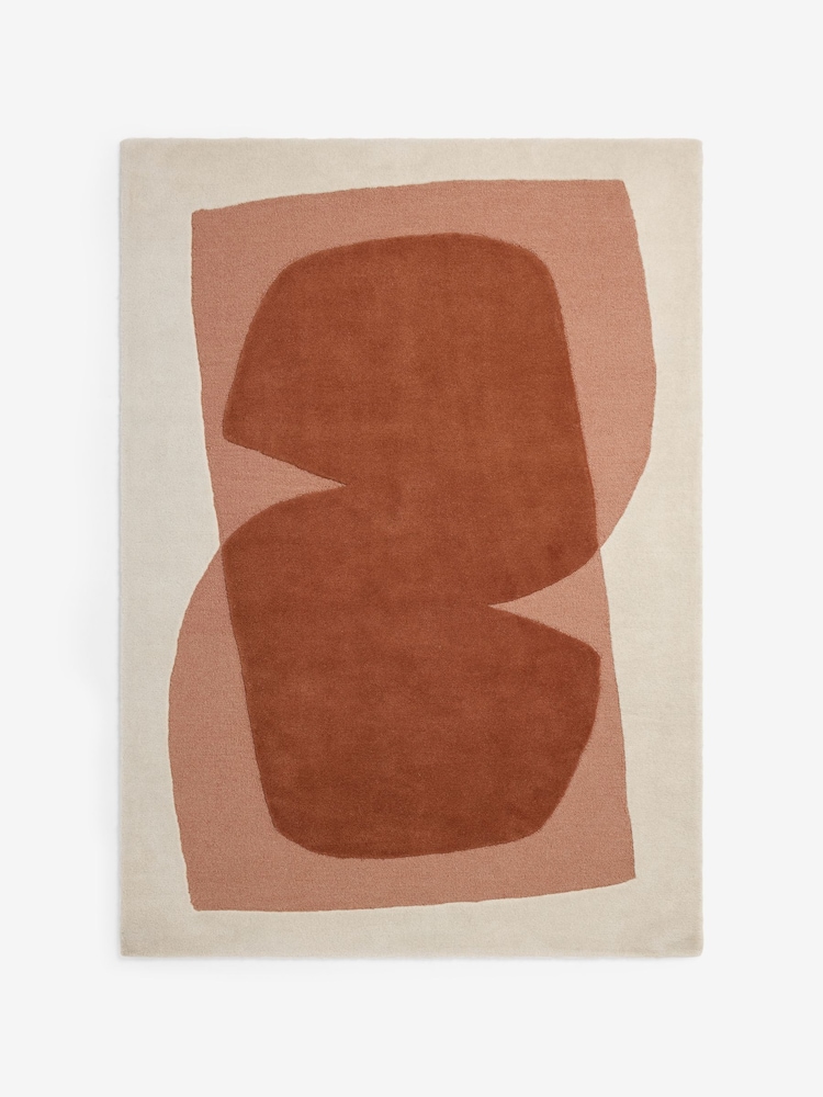 MADE.COM Rust Kinney Wool Tufted Rug - Image 5 of 5