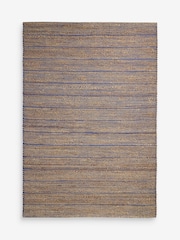 MADE.COM Blue Hurley Woven Jute Rug - Image 1 of 1