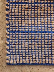 MADE.COM Blue Hurley Woven Jute Rug - Image 5 of 6