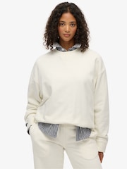 Superdry White Studios Crew Neck Sweatshirt - Image 1 of 7