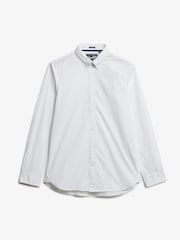 Superdry White Essentials Tailored Lite Shirt - Image 6 of 7