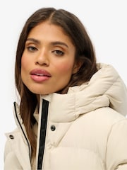 Superdry Nude Hooded 5 Baffle Sports Puffer Jacket - Image 5 of 8