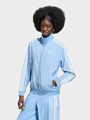 adidas originals Light Blue Denim Light Weight Denim Firebird Track Top - Image 1 of 6