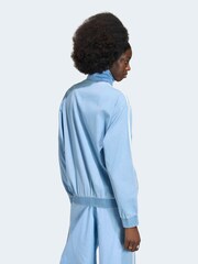 adidas originals Light Blue Denim Light Weight Denim Firebird Track Top - Image 2 of 6