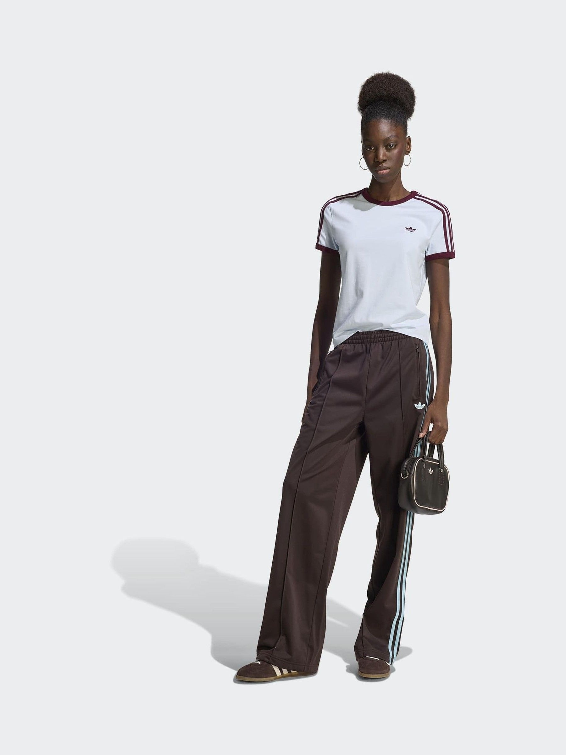 Buy adidas Originals Brown/Blue Firebird Loose Trousers from Next USA