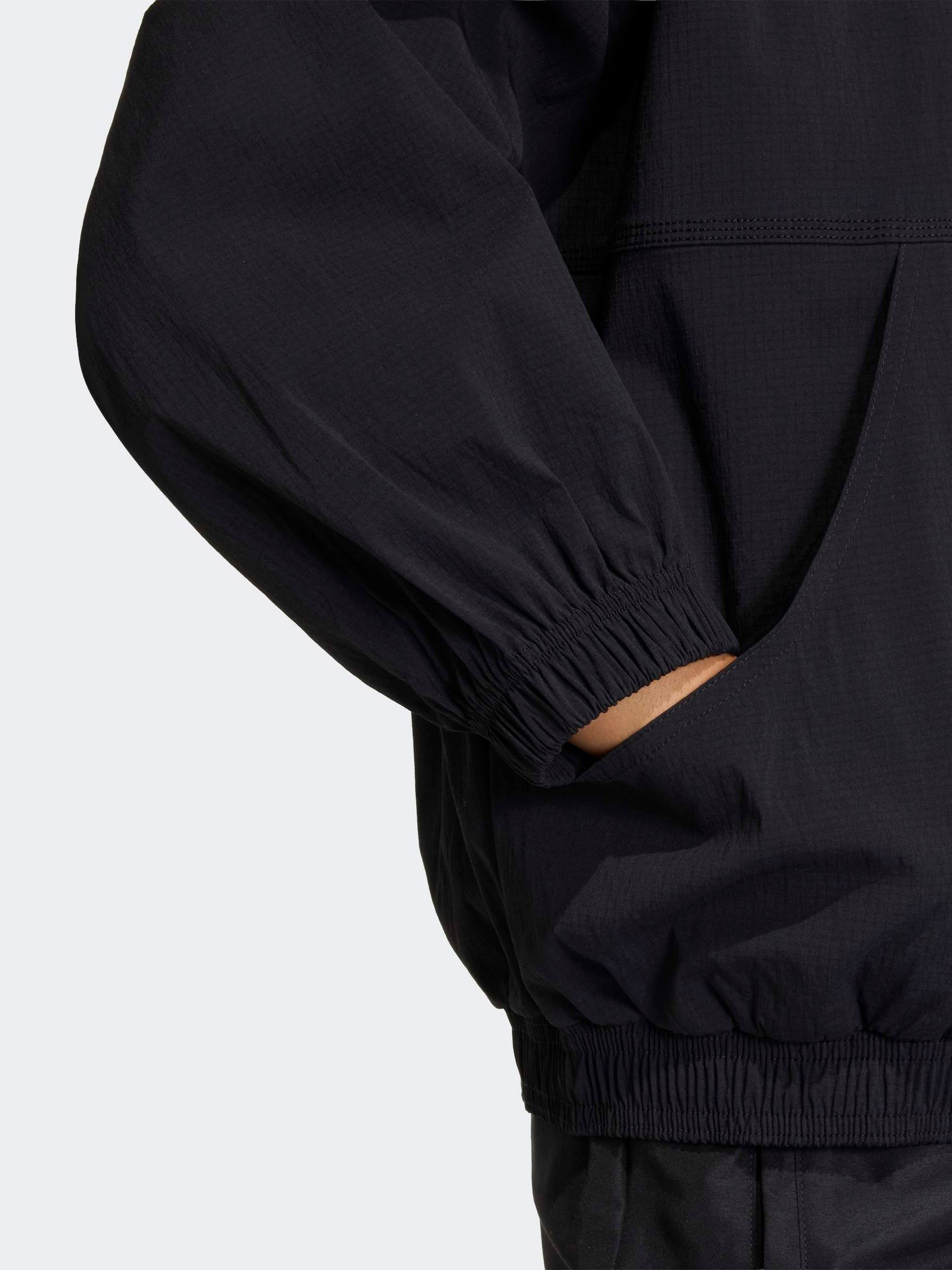 Buy adidas Originals Black Essentials Woven Windbreaker from Next USA