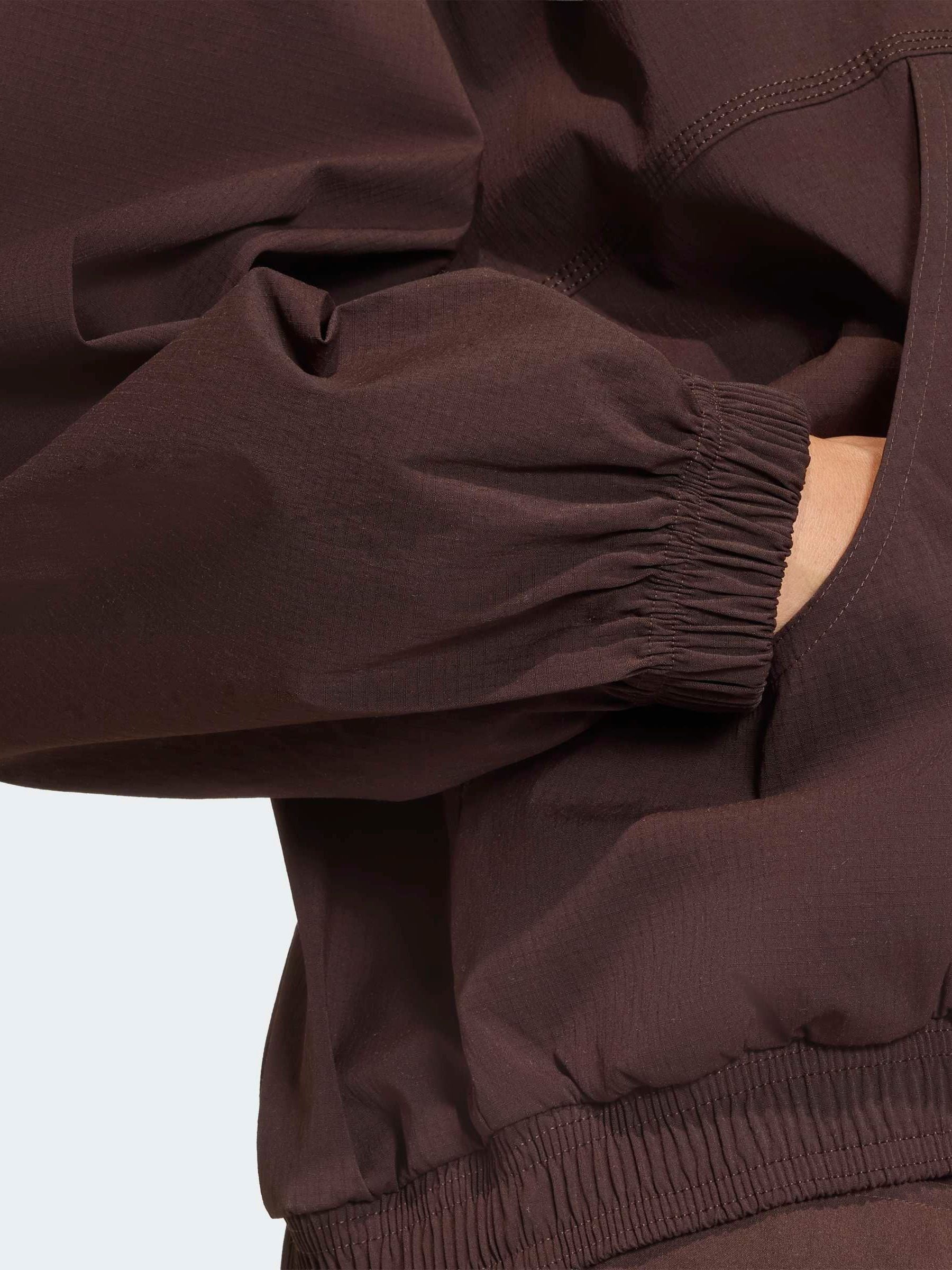 Buy adidas Originals Brown Essentials Woven Windbreaker from Next USA