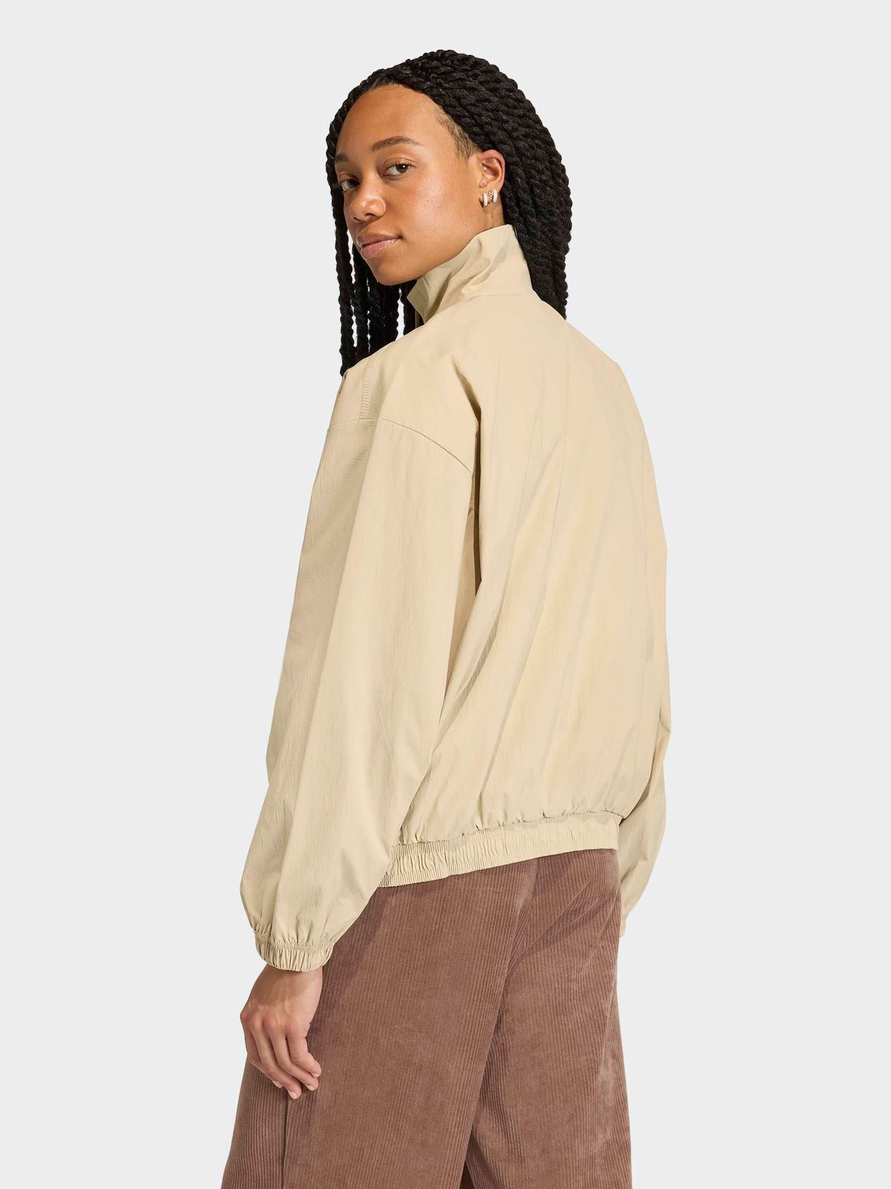 Buy adidas Originals Beige Essentials Woven Windbreaker from Next USA