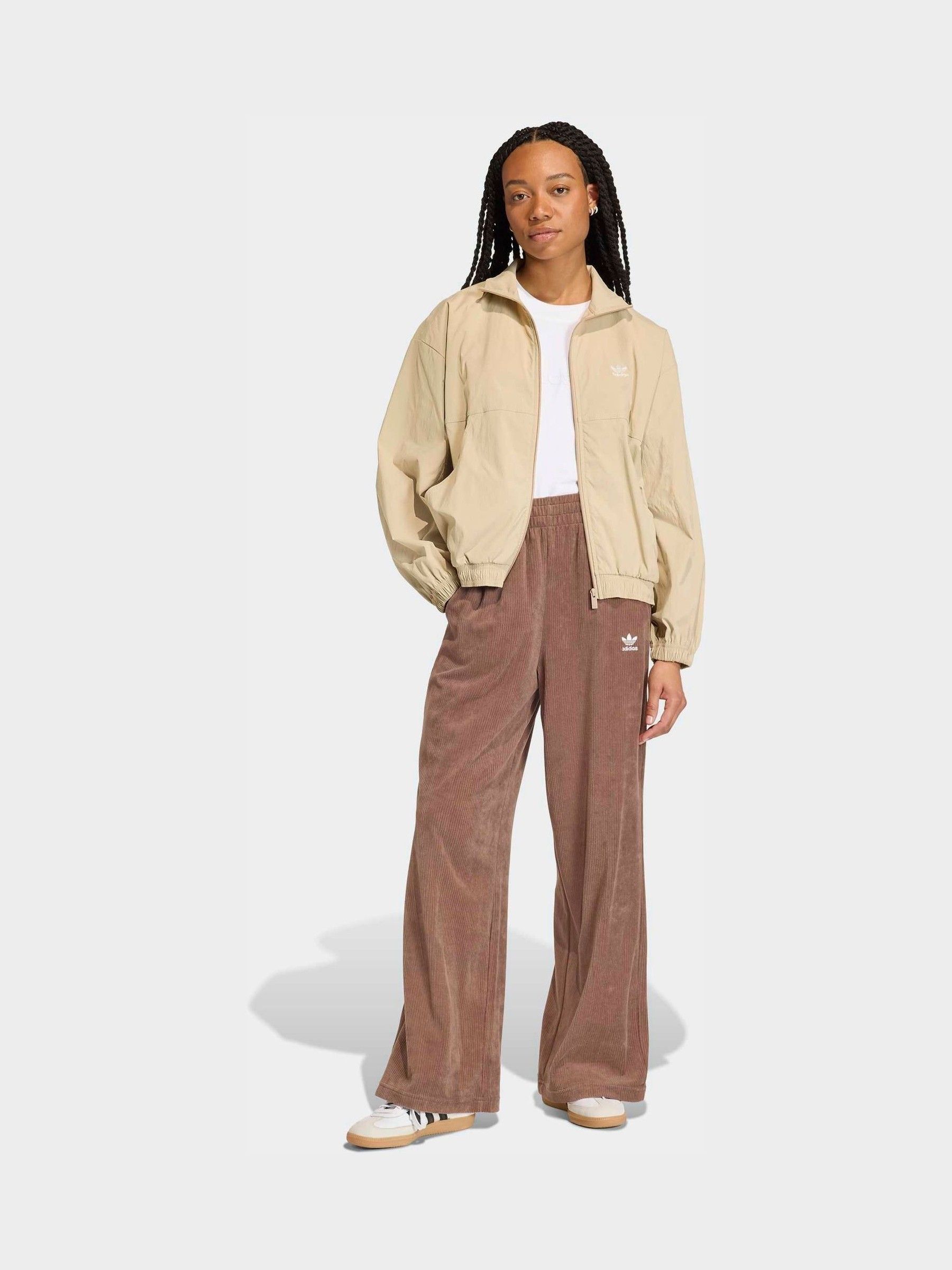 Buy adidas Originals Beige Essentials Woven Windbreaker from Next USA