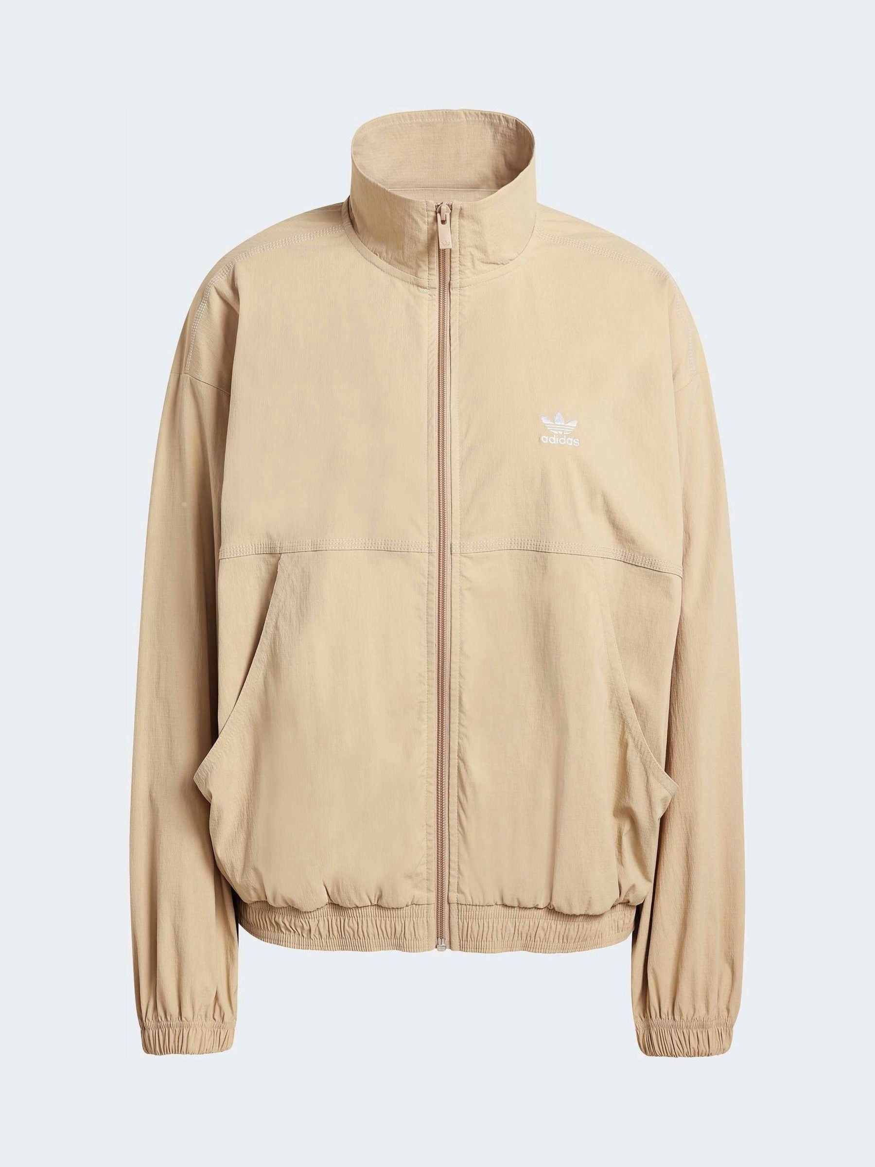 Buy adidas Originals Beige Essentials Woven Windbreaker from Next USA