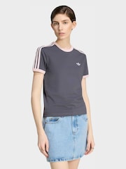 adidas Originals Grey Cali T-Shirt - Image 5 of 6
