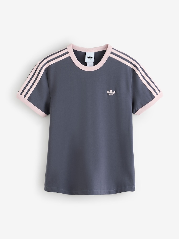 adidas Originals Grey Cali T-Shirt - Image 6 of 6