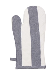 Yard French Blue Hayle Stripe Oven Gloves - Image 3 of 3