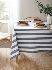Yard Hayle ストライプ柄テーブルクロス - 画像 1 / 4