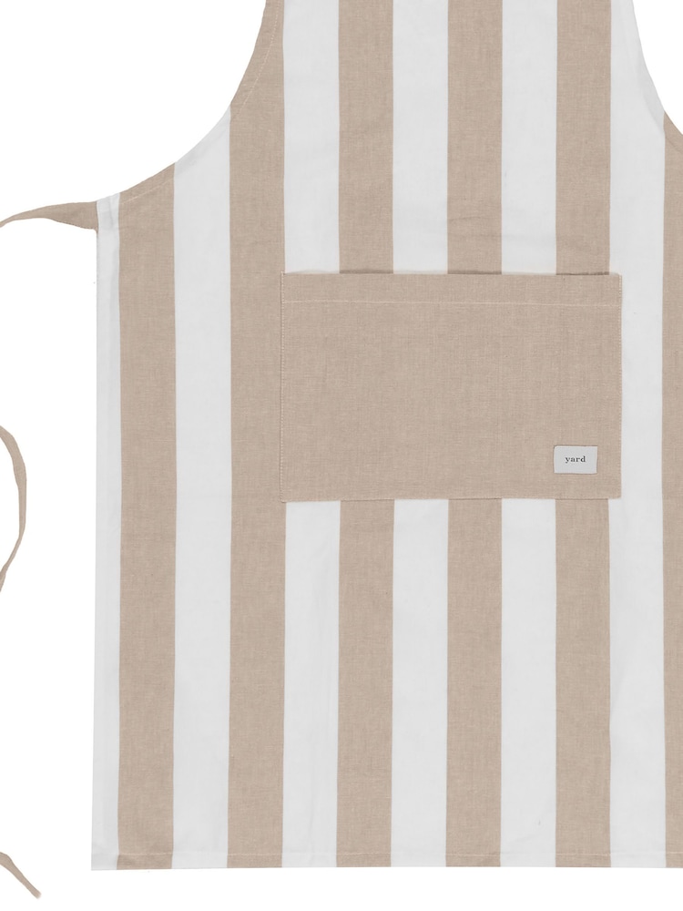 Yard Natural Hayle Stripe Apron - Image 5 of 5