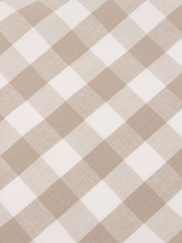 Yard Set of 3 Natural Hayle Check Towels - Image 5 of 5 Yard Set of 3 Natural Hayle Check Towels - Image 5 of 5