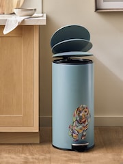 Teal Blue Sausage Dog 30L Pedal Bin - Image 2 of 5