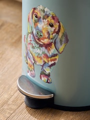 Teal Blue Sausage Dog 30L Pedal Bin - Image 3 of 5