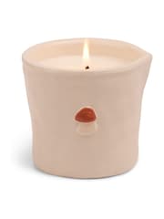 Paddywax Bistro 226g Mushroom Embossed Ceramic Candle - Image 3 of 3