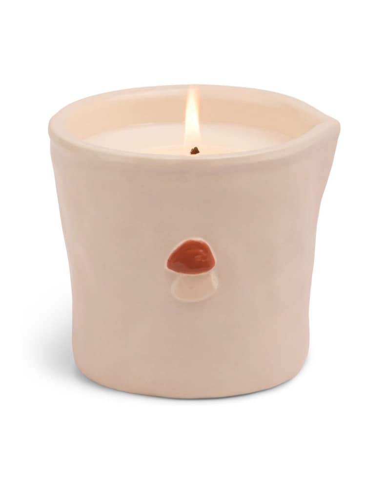 Paddywax Bistro 226g Mushroom Embossed Ceramic Candle - Image 3 of 3 Paddywax Bistro 226g Mushroom Embossed Ceramic Candle - Image 3 of 3