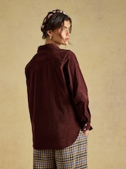 Joules Cassie Brown Cord Shirt - Image 2 of 8