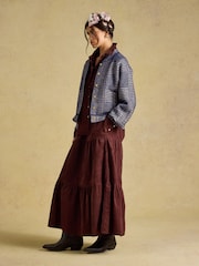 Joules Cassie Brown Cord Shirt - Image 6 of 8