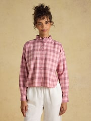 Vérification rose - Chemise Oxford Raccourci Joules - Image 1 sur 9