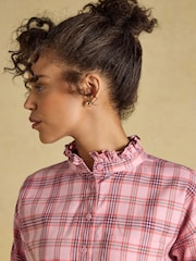 Vérification rose - Chemise Oxford Raccourci Joules - Image 5 sur 9