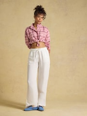 Vérification rose - Chemise Oxford Raccourci Joules - Image 7 sur 9
