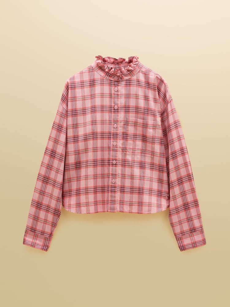 Vérification rose - Chemise Oxford Raccourci Joules - Image 9 sur 9