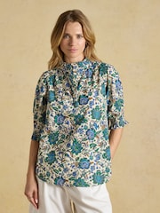 Melanie Short Sleeve Frill Blouse - Obraz 1 z 5