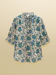 Melanie Short Sleeve Frill Blouse - Obraz 5 z 5