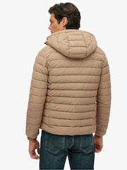 Superdry Nude Hooded Fuji Padded Jacket - Image 2 of 8