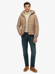 Superdry Nude Hooded Fuji Padded Jacket - Image 5 of 8