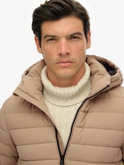Superdry Nude Hooded Fuji Padded Jacket - Image 6 of 8