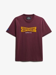 Superdry Red Heritage Tab Loose T-Shirt - Image 5 of 7