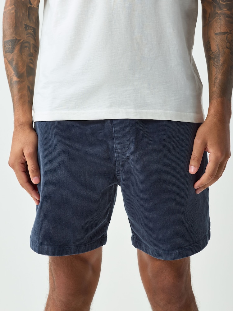 marine - Elasticated Waist Cord Shorts - Image 1 sur 6