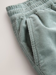 茶色 - 松紧腰带短裤 - 11的图像10｝