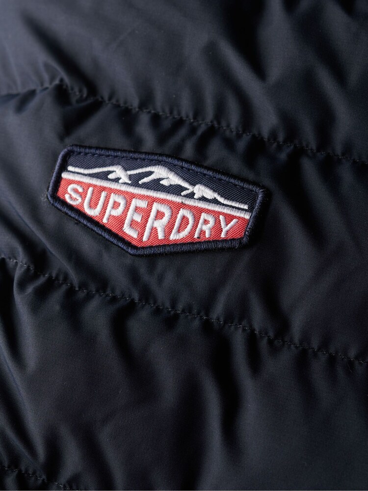 Superdry Blue Hooded Fuji Padded Jacket - Image 8 of 8