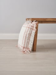 BHS 2 Pack Pink Tula Check Cushions - Image 2 of 5