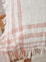 BHS 2 Pack Pink Tula Check Cushions - Image 3 of 5