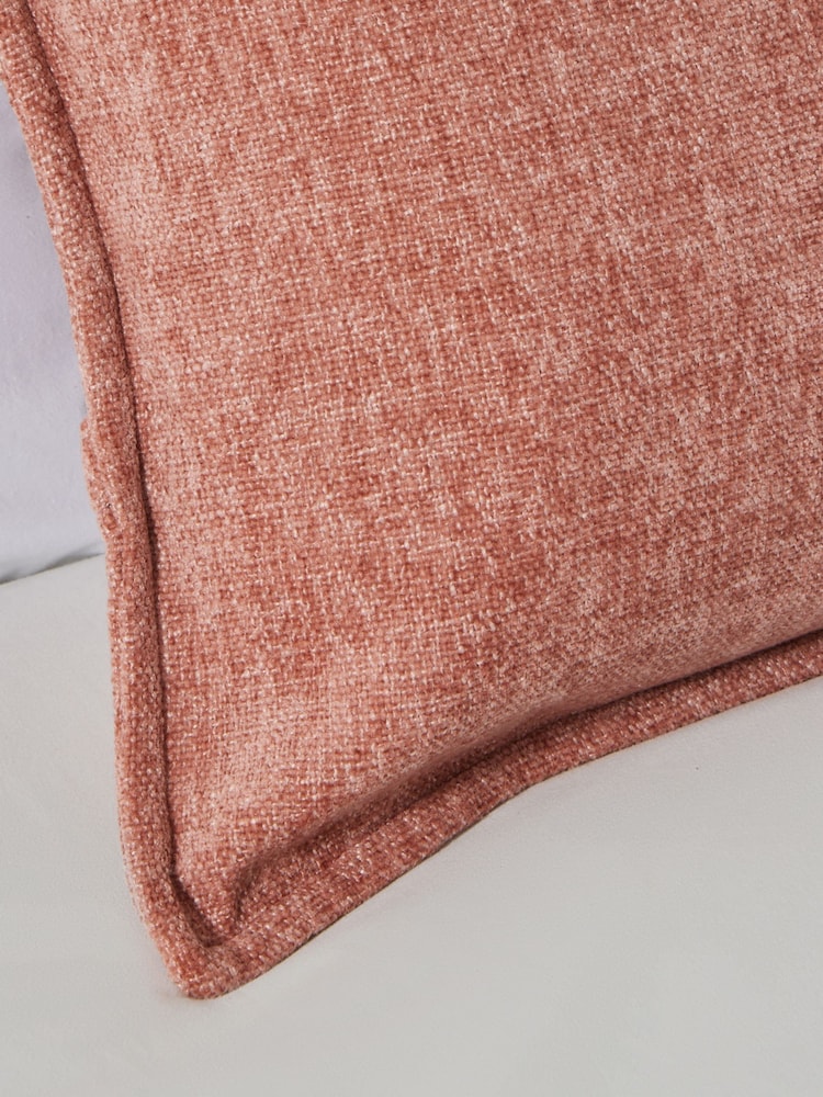 BHS 2 Pack Pink Oxford Chenille Cushions - Image 2 of 4 BHS 2 Pack Pink Oxford Chenille Cushions - Image 2 of 4
