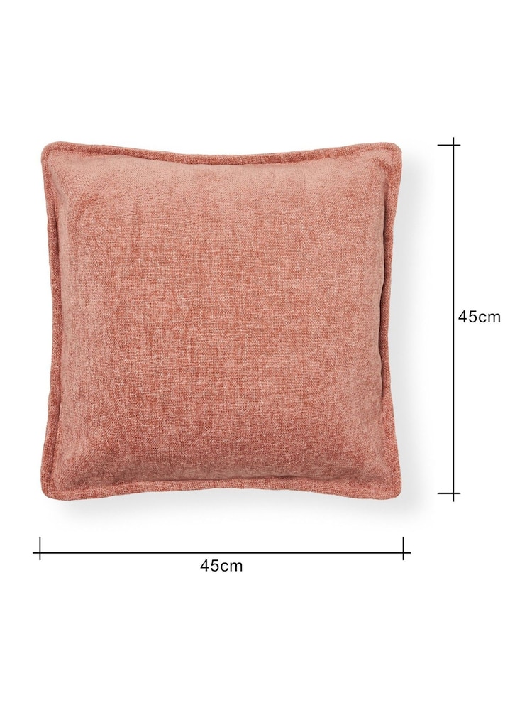 BHS 2 Pack Pink Oxford Chenille Cushions - Image 4 of 4 BHS 2 Pack Pink Oxford Chenille Cushions - Image 4 of 4