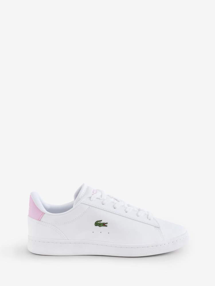 Lacoste White Powercourt Trainers - Image 1 of 1