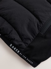 Baker by Ted Baker Shower Resistant Neoprene Padded Black Jacket - Image 13 of 16