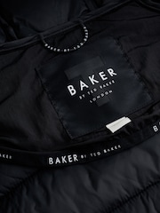 Baker by Ted Baker Shower Resistant Neoprene Padded Black Jacket - Image 16 of 16