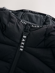 Baker by Ted Baker Shower Resistant Neoprene Padded Black Jacket - Image 9 of 16