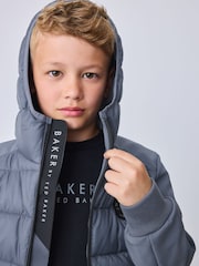 Baker by Ted Baker Shower Resistant Neoprene Padded Jacket - Imaginea 4 din 16
