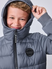 Baker by Ted Baker Shower Resistant Neoprene Padded Jacket - Imaginea 5 din 16